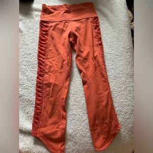 Lululemon Leggings with mesh side detail